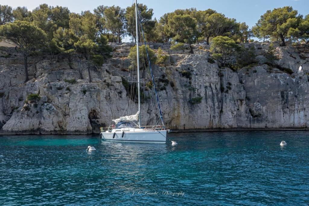Cassis Grande Terrasse Emplacement Au Top A 1 Minute De La Plage A Pieds Esterno foto